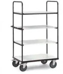 Fetra ESD-Etagenwagen, Tragl. 600kg, 4 Etage(n), Ladefl. LxB 1000x600mm,...