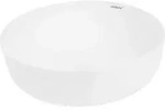 LuxeBath Waschbecken Rundform ohne &Uuml;berlauf &Oslash; 40x13,5 cm Wei&szlig; aus Keramik