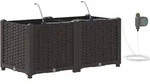 vidaXL Gartenpflanzer Braun 80 x 40 x 37.5 cm Stahl