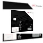 ALLboards Glasboard 100x80 cm, SCHWARZ