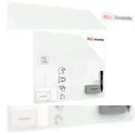 ALLboards Glasboard 100x80 cm, CLASSIC WHITE