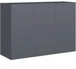 vidaXL Pflanzk&uuml;bel Anthrazit 120x40x80 cm Kaltgewalzter Stahl