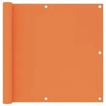 vidaXL Balkon-Sichtschutz Orange 90x300 cm Oxford-Gewebe