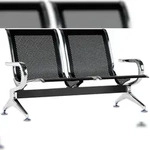 CLP Wartebank Airport schwarz/2-Sitzer