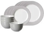 Ritzenhoff & Breker DOPPIO Basic-Set 12-teilig - Grau