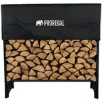 PROREGAL Kaminholzregal CHIMERA f&uuml;r au&szlig;en HxBxT 117x130x36cm inkl Abdeckung...