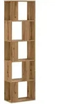 vidaXL B&uuml;cherregal 5 B&ouml;den Artisan-Eiche 45x23,5x162,5 Holzwerkstoff