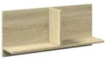 vidaXL Wandschrank 70x16,5x30 cm Sonoma Eiche Holzwerkstoff