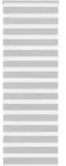 vidaXL Doppelrollo Hellgrau 90x200 cm Stoffbreite 85,9 cm Polyester