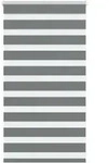 vidaXL Doppelrollo Dunkelgrau 90x100 cm Stoffbreite 85,9 cm Polyester