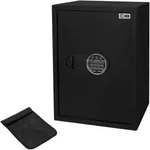ECD Germany Tresor 43L 35x50x31 cm | Stahl, Elektronischer Safe mit PIN-Code &...