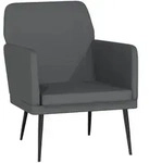vidaXL Sessel Grau 61x78x80 cm Kunstleder