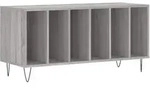 vidaXL Plattenschrank Grau Sonoma 100x38x48 cm Holzwerkstoff