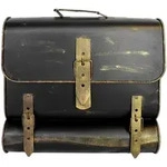 HMF 505-23 Briefkasten Antik SCHULRANZEN 122, 36 x 41 x 8,5 cm gold