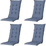 MADISON Kissen hoch Basic 4er-Set kobalt