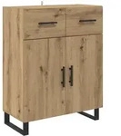 vidaXL Sideboard Artisan-Eiche 69,5 x 34 x 90 cm Holzwerkstoff