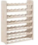 vidaXL Weinregal 67,5x25x87 cm Massivholz Kiefer