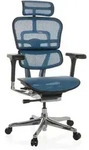 B&uuml;rostuhl / Chefsessel ERGOHUMAN GEN2 Netzstoff blau hjh OFFICE