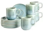 M&Auml;SER Espressotassen-Set, 12-tlg., ATACAMA GR&Uuml;N postsicher, Serie CORDELIA