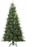 vidaXL K&uuml;nstlicher klappbarer Weihnachtsbaum mit St&auml;nder Gr&uuml;n 180 cm