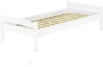 Erst-Holz Einzelbett massiv Kiefer wei&szlig; 90x200 Futonbett Holzbett Zubeh&ouml;r...