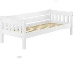 Erst-Holz Wei&szlig;es Couchbett Einzelbett 90x200 Massivholzbett Sofabett mit...