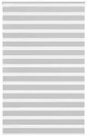 vidaXL Doppelrollo Hellgrau 140x230 cm Stoffbreite 135,9 cm Polyester