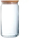 Vorratsbeh&auml;lter aus Glas Pure Jar Wood - Luminarcard. Luminarc