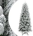vidaXL K&uuml;nstlicher Weihnachtsbaum Beschneit 150 cm PVC&PE