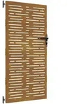 vidaXL Gartentor 85x200 cm Cortenstahl Quadratisches Design