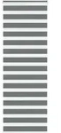vidaXL Doppelrollo Dunkelgrau 85x230 cm Stoffbreite 80,9 cm Polyester
