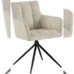 CLP Esszimmerstuhl Jonah Stoff creme