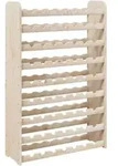 vidaXL Weinregal 72,5x25x111,5 cm Massivholz Kiefer