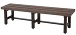 PROREGAL Alu Gartenbank | HxBxT 40x150x34cm | Bank Parkbank Sitzbank Balkonbank 