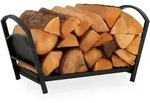 Relaxdays Kaminholzkorb, Metall, klappbarer Holztragekorb, HxBxT: 33 x 66 x 30,5 cm,