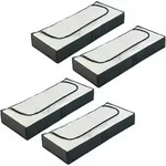 WENKO Unterbettkommode Mod. Deep Black 4er Set