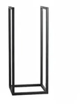 Relaxdays Kaminholzregal, Metall, HBT: 75x30x30 cm, Brennholzregal innen, f&uuml;r