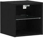 vidaXL TV-Schr&auml;nk Schwarz 30 x 28.5 x 30 cm Holzwerkstoff