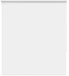 vidaXL Verdunkelungsrollo Wei&szlig; 135x130cm Stoffbreite 131,6cm Polyester