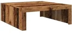 vidaXL Couchtisch Altholz-Optik 100x100x35 cm Holzwerkstoff