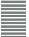 vidaXL Doppelrollo Dunkelgrau 110x150 cm Stoffbreite 105,9 cm Polyester