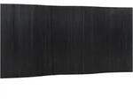 vidaXL Paravent Schwarz 165x400 cm Bambus