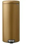 Brabantia Treteimer Icon, M&uuml;lleimer, Abfalleimer, Warm Brass, 30 L, 238581