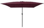 vidaXL Sonnenschirm Quadratisch 295x245 cm Bordeauxrot