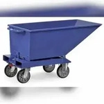 Fetra Kippmulde, HxLxB 780x1359x713mm, 0, 25m3, Tragl. 750kg, Rollen und