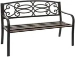 PROREGAL Gartenbank | HxBxT 87x127x58cm | Bank Parkbank Sitzbank | Vintage...