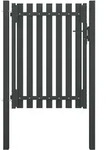 vidaXL Gartentor Stahl 1x1,7 m Anthrazit