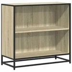 vidaXL B&uuml;cherregal Sonoma-Eiche 80,5x35x76 cm Holzwerkstoff