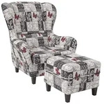 Supellex Ohrensessel mit Hocker | Design Patchwork Love
