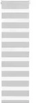 vidaXL Zebrarollo Hellgrau 50x100 cm Stoffbreite 45,9 cm Polyester
